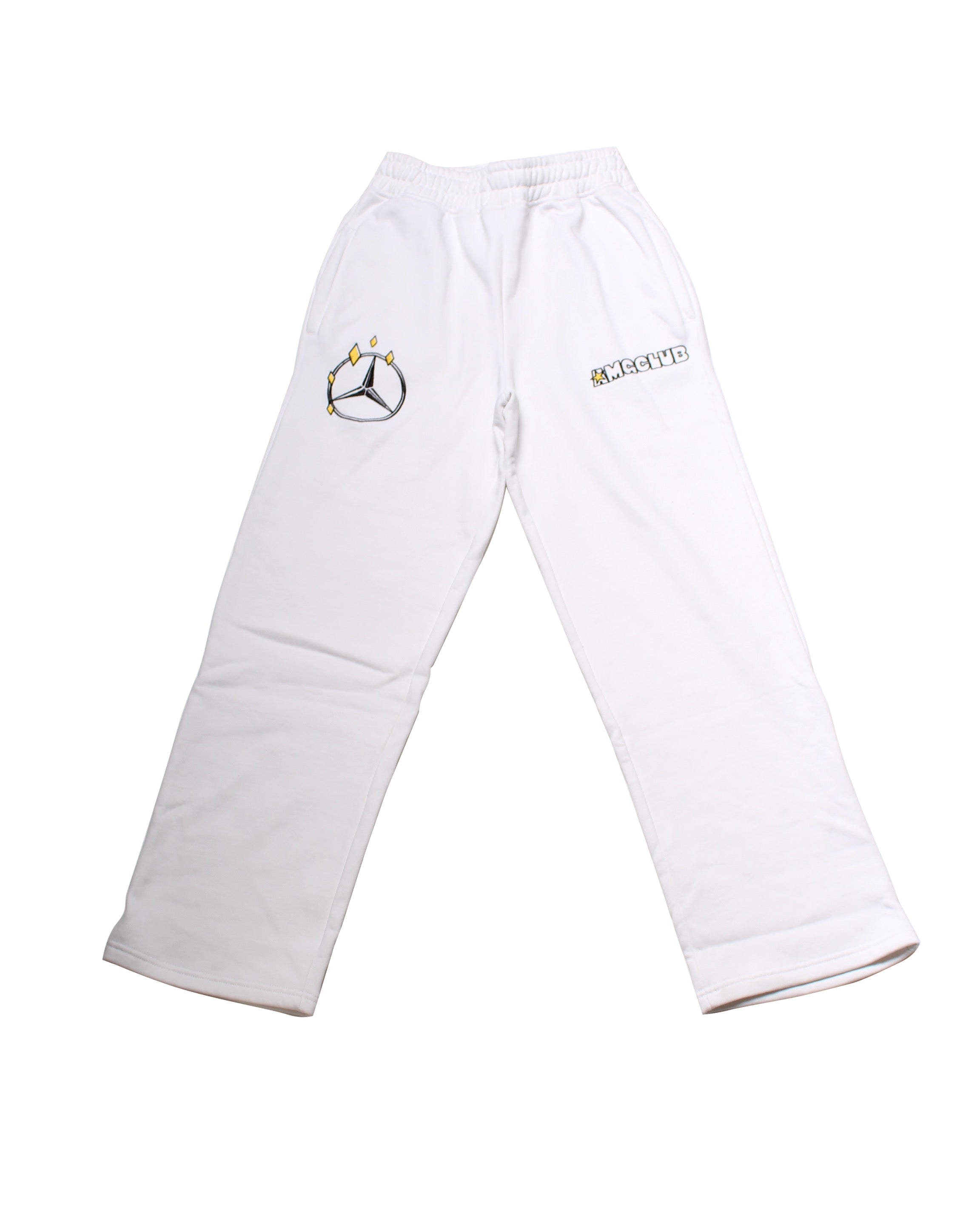 AMG Club White Pants